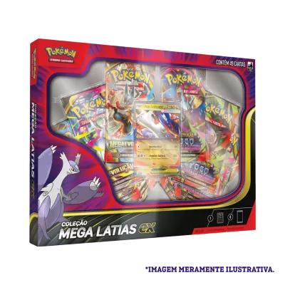 Pokémon - Box Coleção Mega Latias Ex Pokémon - Box Coleção Mega Latias Ex