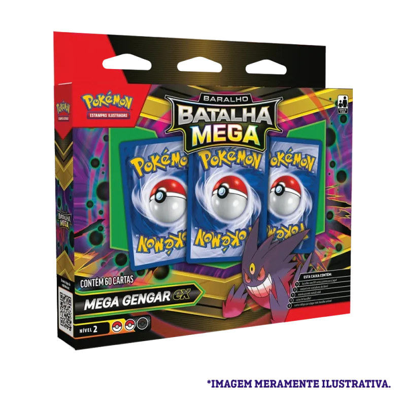 Pokemon - (Deck) Baralho Batalha Mega - Mega Gengar Pokemon - (Deck) Baralho Batalha Mega - Mega Gengar