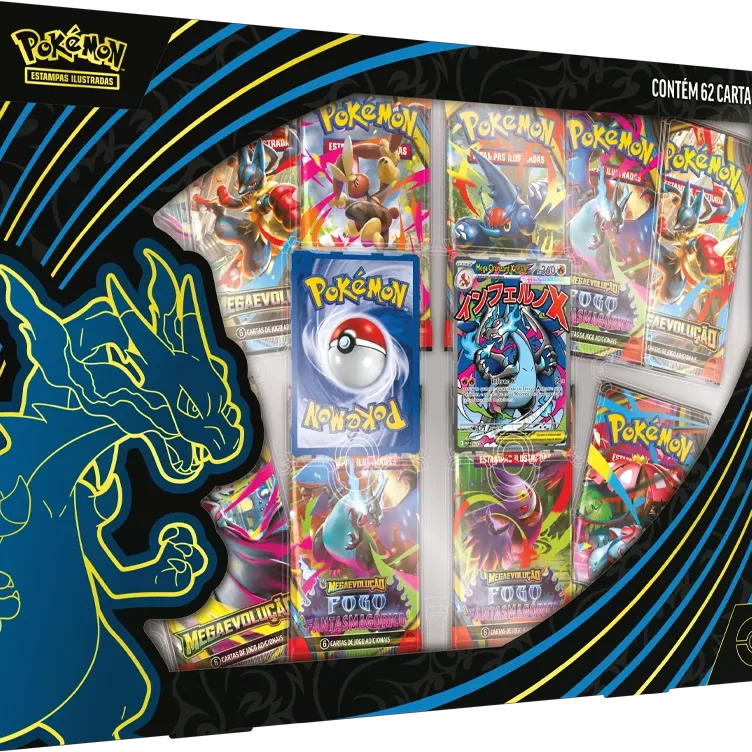 Pokémon - Box Coleção Mega Charizard X Ex