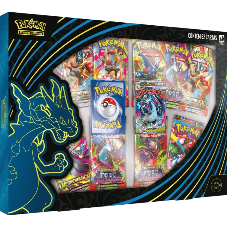 Pokémon - Box Coleção Mega Charizard X Ex