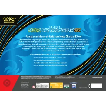 Pokémon - Box Coleção Mega Charizard X Ex