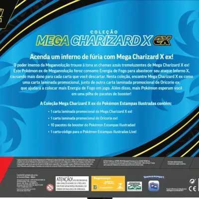 Pokémon - Box Coleção Mega Charizard X Ex