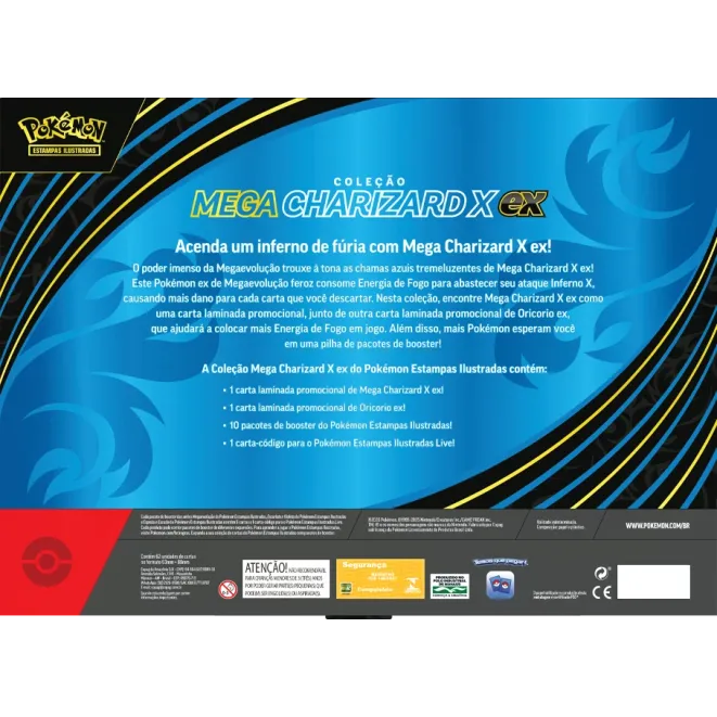 Pokémon - Box Coleção Mega Charizard X Ex
