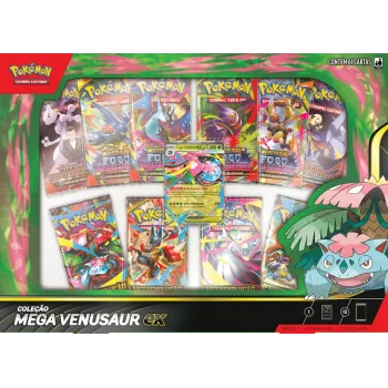 Pokémon - Box Coleção Mega Venusar Ex