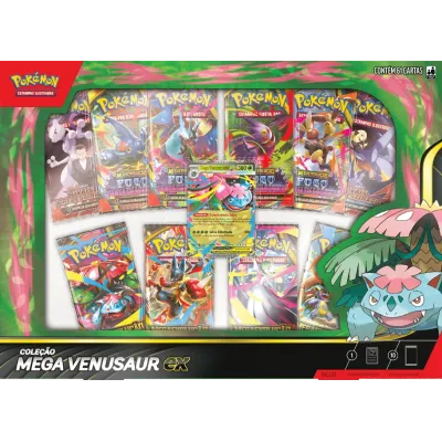 Pokémon - Box Coleção Mega Venusar Ex