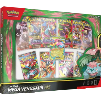 Pokémon - Box Coleção Mega Venusar Ex