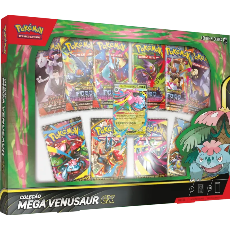 Pokémon - Box Coleção Mega Venusar Ex