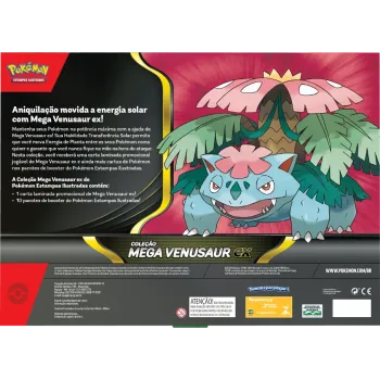 Pokémon - Box Coleção Mega Venusar Ex