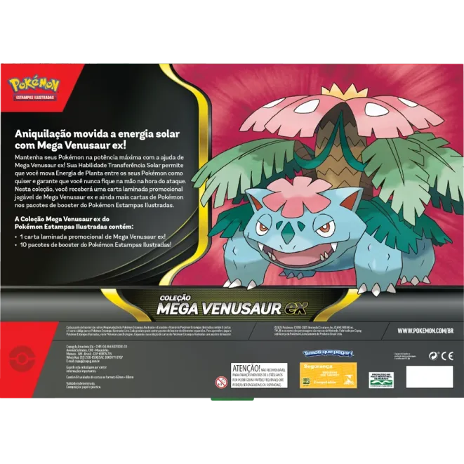 Pokémon - Box Coleção Mega Venusar Ex