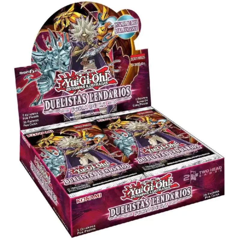 Yu-Gi-Oh! (yugioh) - Duelistas Lendários: Fúria de Rá - Booster Box