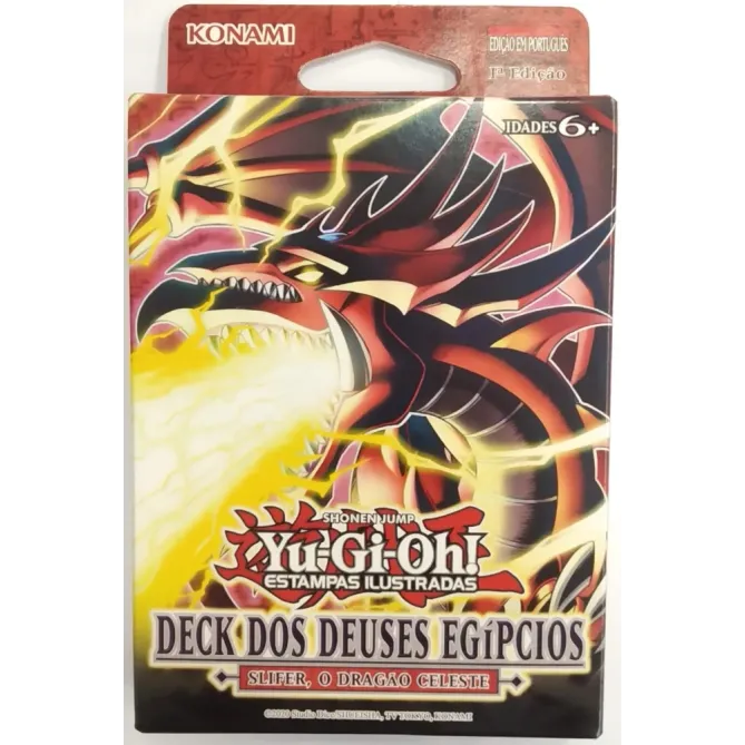 Yu-Gi-Oh! (yugioh) - Deck dos Deuses Egípcios: Slifer, O Dragão Celeste Yu-Gi-Oh! (yugioh) - Deck dos Deuses Egípcios: Slifer, O Dragão Celeste