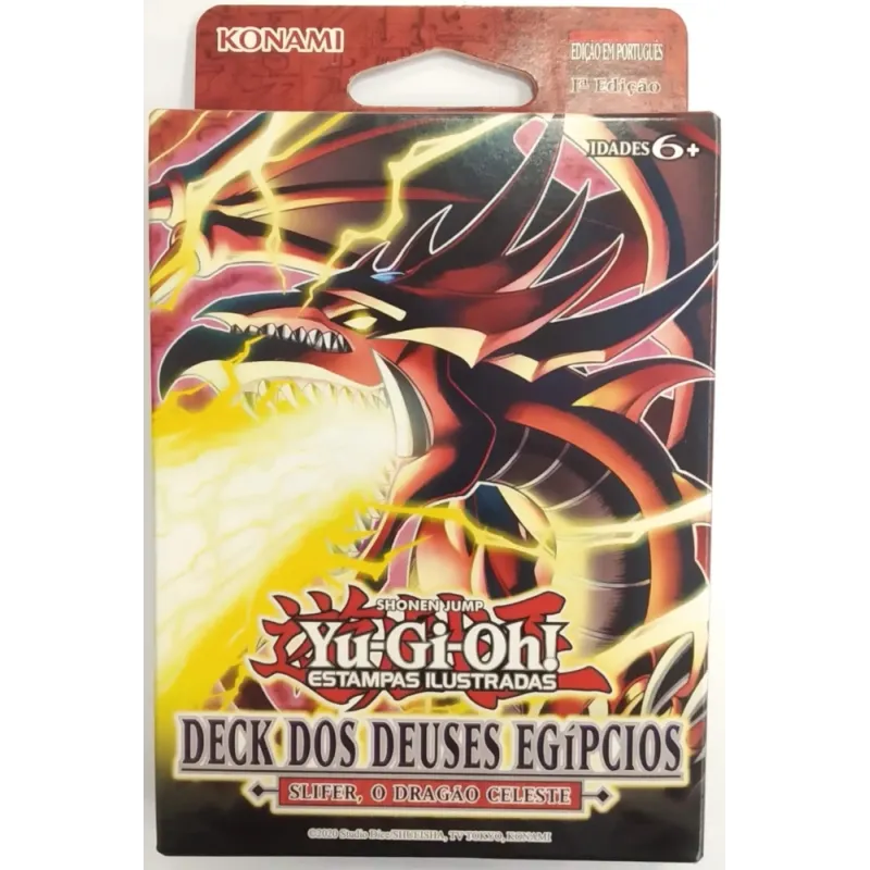 Yu-Gi-Oh! (yugioh) - Deck dos Deuses Egípcios: Slifer, O Dragão Celeste