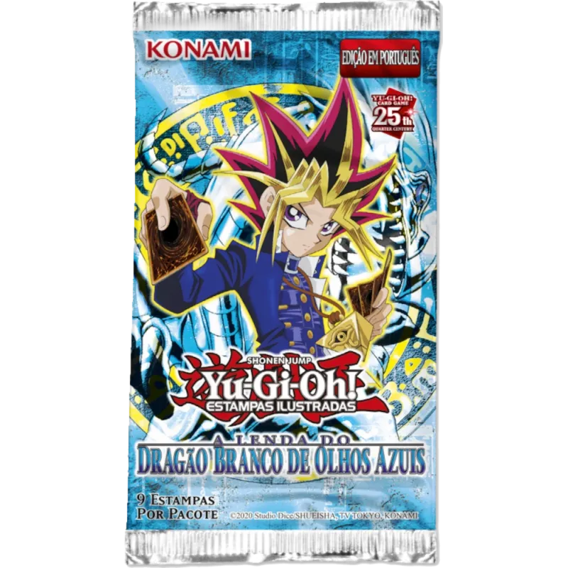 Yu-Gi-Oh! (yugioh) - A Lenda do Dragão Branco de Olhos Azuis - Booster