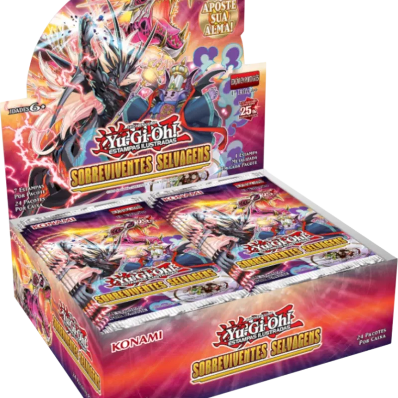 Yu-Gi-Oh! (yugioh) - Sobreviventes Selvagens - Booster Box
