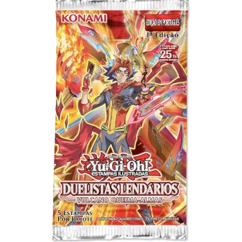 Yu-Gi-Oh! (yugioh) - Duelistas Lendários: Vulcano Queima-almas - Booster Box