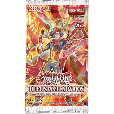 Yu-Gi-Oh! (yugioh) - Duelistas Lendários: Vulcano Queima-almas - Booster Box