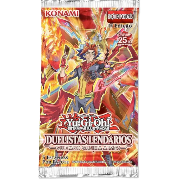 Yu-Gi-Oh! (yugioh) - Duelistas Lendários: Vulcano Queima-almas - Booster Box