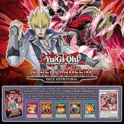 Yu-Gi-Oh! (yugioh) - Deck Estrutural - O Rei Carmesim Yu-Gi-Oh! (yugioh) - Deck Estrutural - O Rei Carmesim