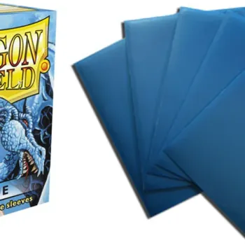 Protetor de Cartas 66mm x 91mm (Padrão) Azul c/ 100 - Dragon Shield