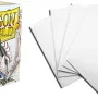 Protetor de Cartas 66mm x 91mm (Padrão) Branco c/ 100 - Dragon Shield