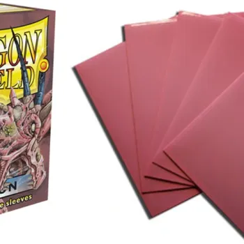 Protetor de Cartas 66mm x 91mm (Padrão) Fucsia c/ 100 - Dragon Shield