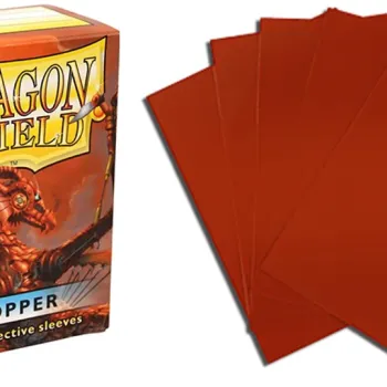 Protetor de Cartas 66mm x 91mm (Padrão) Cobre c/ 100 - Dragon Shield