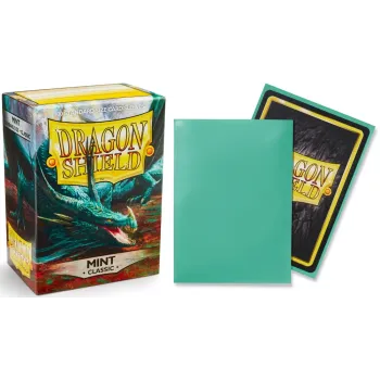 Protetor de Cartas 66mm x 91mm (Padrão) Menta c/ 100 - Dragon Shield