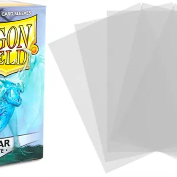 Protetor de Cartas 66mm x 91mm (Padrão) Matte Transparente c/ 100 - Dragon Shield