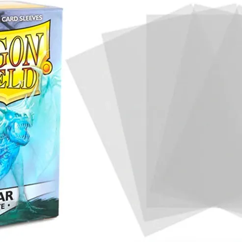 Protetor de Cartas 66mm x 91mm (Padrão) Matte Transparente c/ 100 - Dragon Shield Protetor de Cartas 66mm x 91mm (Padrão) Matte Transparente c/ 100 - Dragon Shield