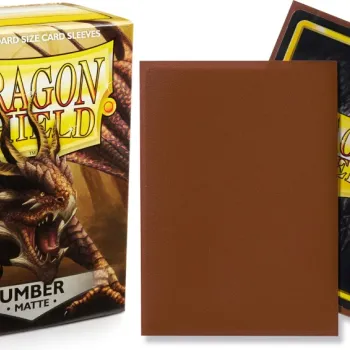 Protetor de Cartas 66mm x 91mm (Padrão) Matte Umber c/ 100 - Dragon Shield