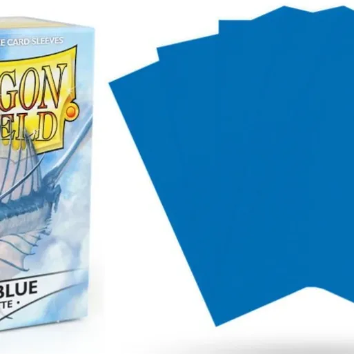 Protetor de Cartas 66mm x 91mm (Padrão) Matte Azul Céu c/ 100 - Dragon Shield Protetor de Cartas 66mm x 91mm (Padrão) Matte Azul Céu c/ 100 - Dragon Shield