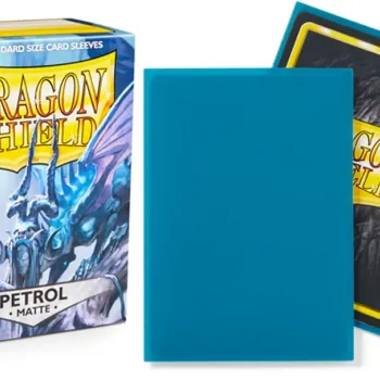 Protetor de Cartas 66mm x 91mm (Padrão) Matte Petróleo c/ 100 - Dragon Shield