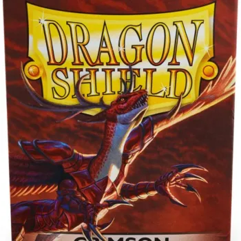 Protetor de Cartas 66mm x 91mm (Padrão) Matte Escarlate c/ 100 - Dragon Shield
