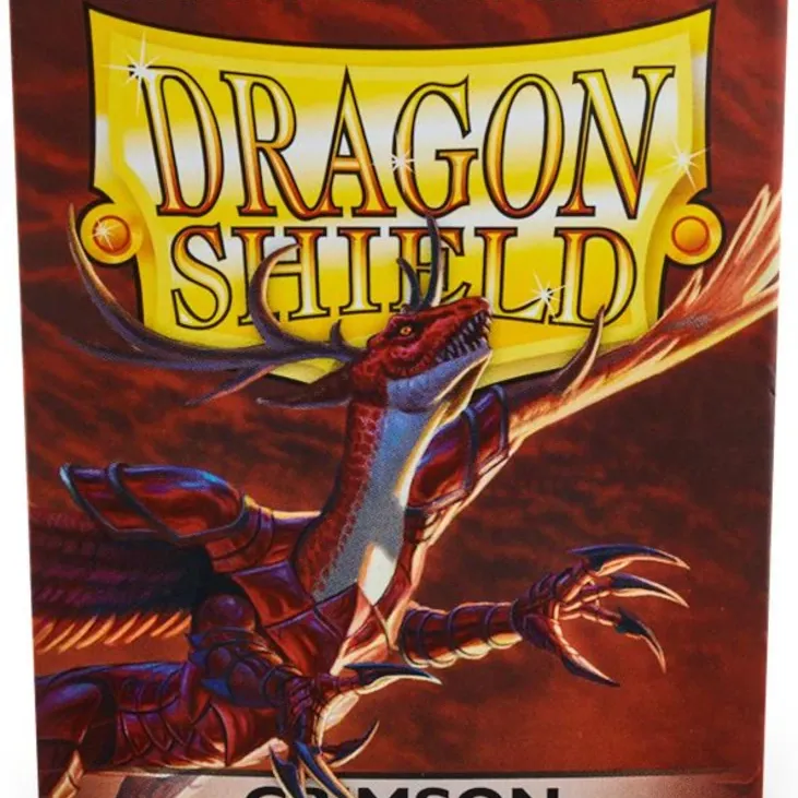 Protetor de Cartas 66mm x 91mm (Padrão) Matte Escarlate c/ 100 - Dragon Shield