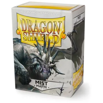 Protetor de Cartas 66mm x 91mm (Padrão) Matte Névoa c/ 100 - Dragon Shield