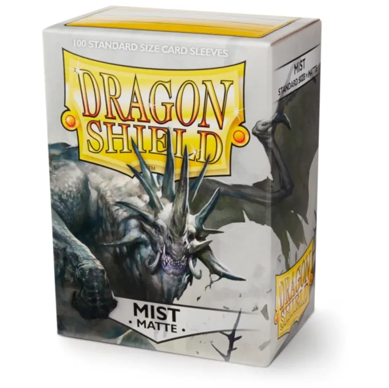 Protetor de Cartas 66mm x 91mm (Padrão) Matte Névoa c/ 100 - Dragon Shield