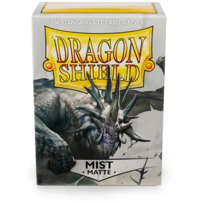 Protetor de Cartas 66mm x 91mm (Padrão) Matte Névoa c/ 100 - Dragon Shield