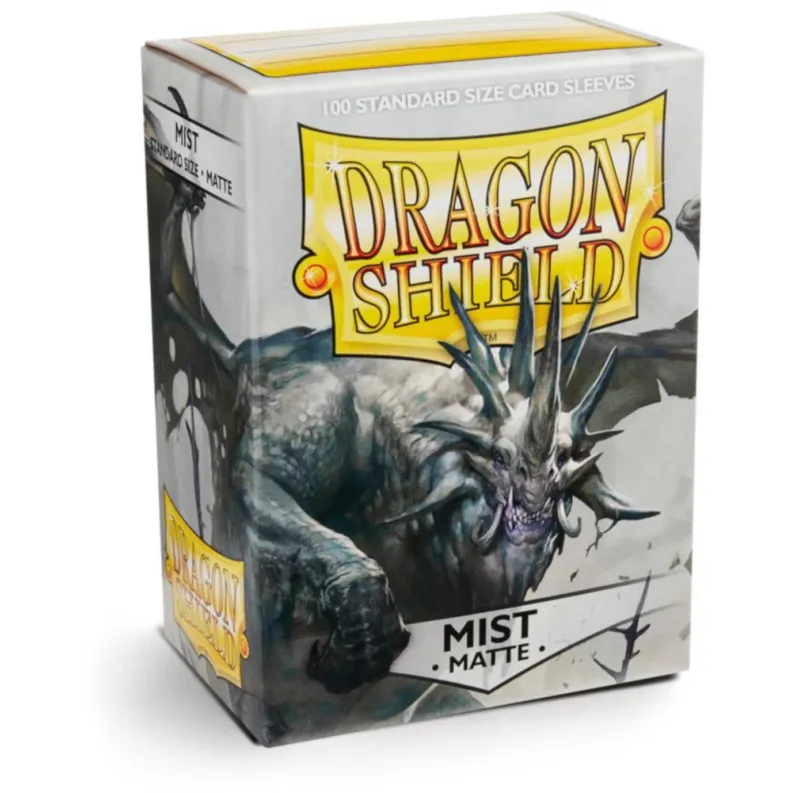 Protetor de Cartas 66mm x 91mm (Padrão) Matte Névoa c/ 100 - Dragon Shield