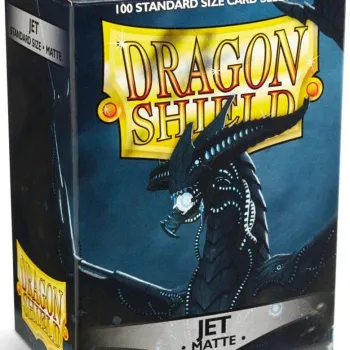 Protetor de Cartas 66mm x 91mm (Padrão) Matte Jet c/ 100 - Dragon Shield