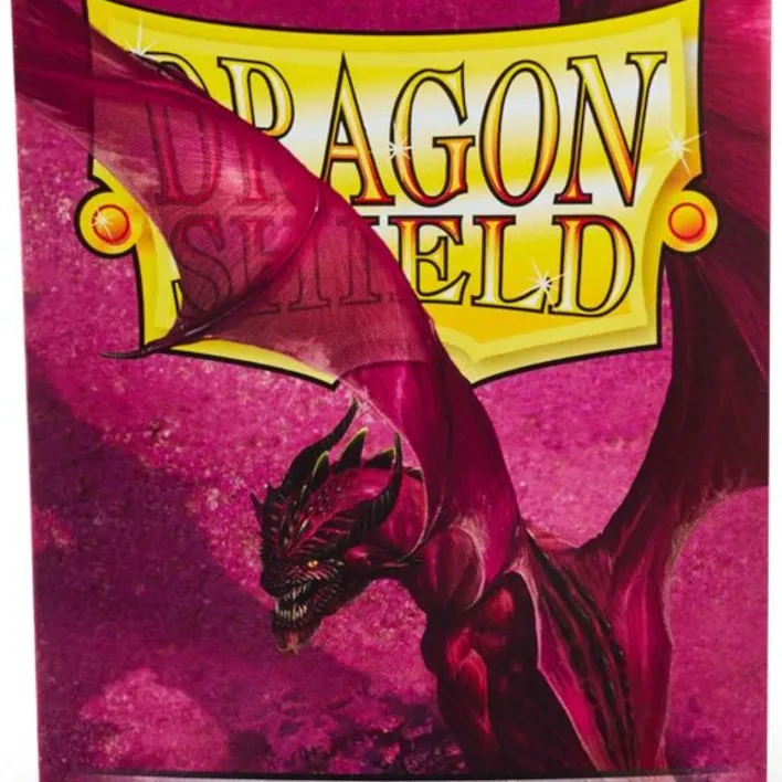 Protetor de Cartas 66mm x 91mm (Padrão) Matte Magenta c/ 100 - Dragon Shield