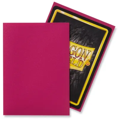 Protetor de Cartas 66mm x 91mm (Padrão) Matte Magenta c/ 100 - Dragon Shield Protetor de Cartas 66mm x 91mm (Padrão) Matte Magenta c/ 100 - Dragon Shield