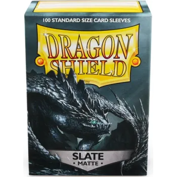 Protetor de Cartas 66mm x 91mm (Padrão) Matte Ardósia c/ 100 - Dragon Shield