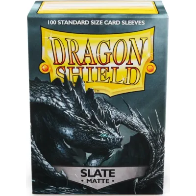 Protetor de Cartas 66mm x 91mm (Padrão) Matte Ardósia c/ 100 - Dragon Shield Protetor de Cartas 66mm x 91mm (Padrão) Matte Ardósia c/ 100 - Dragon Shield