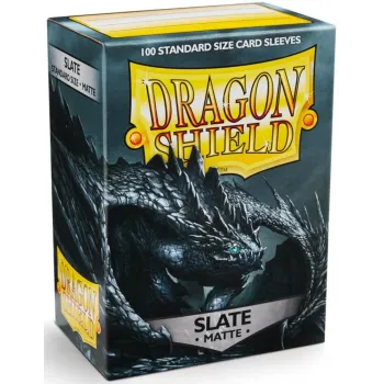 Protetor de Cartas 66mm x 91mm (Padrão) Matte Ardósia c/ 100 - Dragon Shield