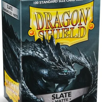 Protetor de Cartas 66mm x 91mm (Padrão) Matte Ardósia c/ 100 - Dragon Shield