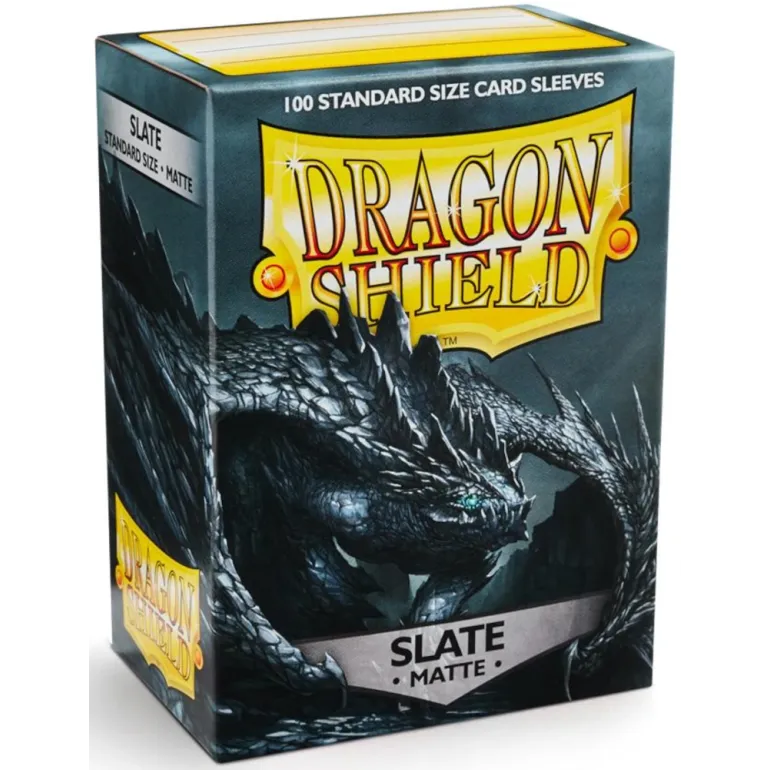 Protetor de Cartas 66mm x 91mm (Padrão) Matte Ardósia c/ 100 - Dragon Shield Protetor de Cartas 66mm x 91mm (Padrão) Matte Ardósia c/ 100 - Dragon Shield