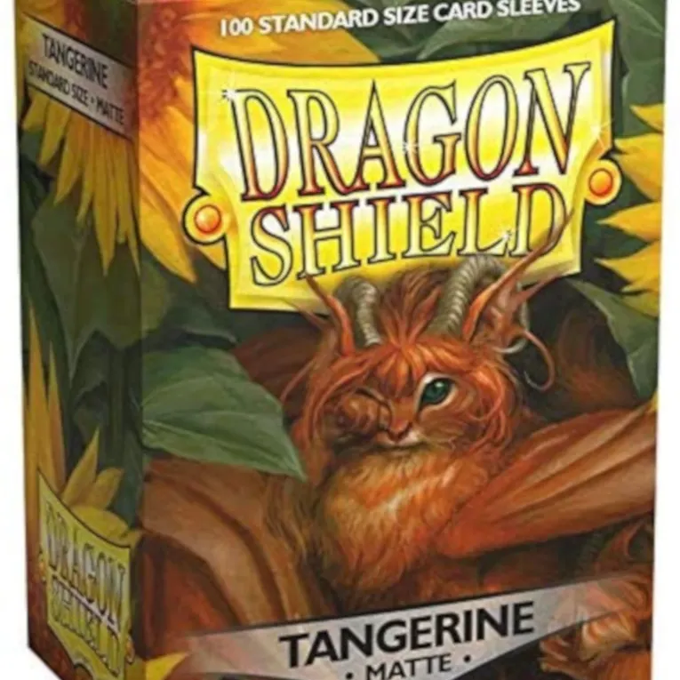 Protetor de Cartas 66mm x 91mm (Padrão) Matte Tangerina c/ 100 - Dragon Shield Protetor de Cartas 66mm x 91mm (Padrão) Matte Tangerina c/ 100 - Dragon Shield
