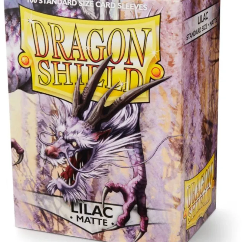 Protetor de Cartas 66mm x 91mm (Padrão) Matte Lilás c/ 100 - Dragon Shield Protetor de Cartas 66mm x 91mm (Padrão) Matte Lilás c/ 100 - Dragon Shield