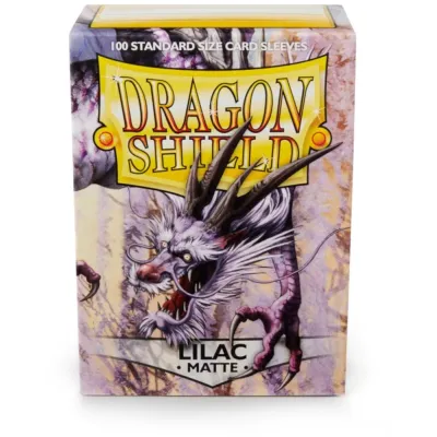 Protetor de Cartas 66mm x 91mm (Padrão) Matte Lilás c/ 100 - Dragon Shield Protetor de Cartas 66mm x 91mm (Padrão) Matte Lilás c/ 100 - Dragon Shield