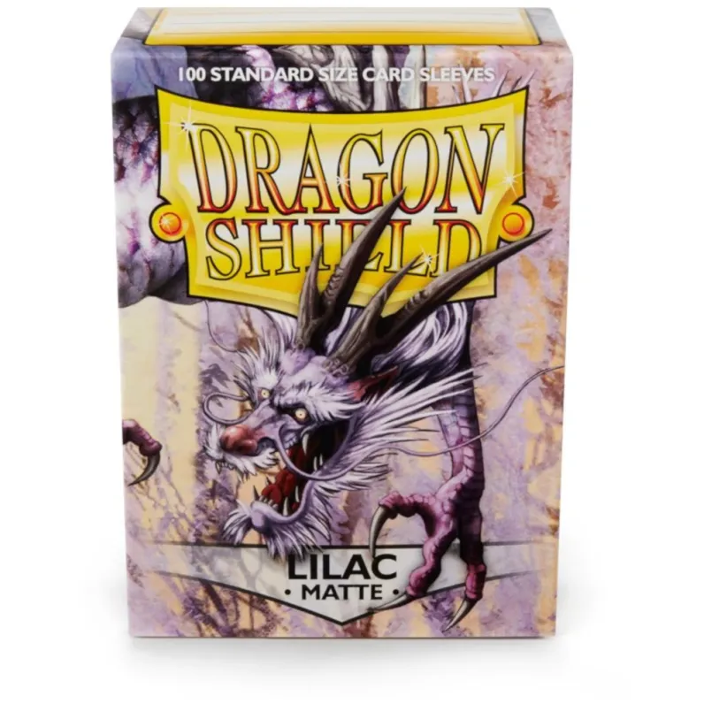 Protetor de Cartas 66mm x 91mm (Padrão) Matte Lilás c/ 100 - Dragon Shield Protetor de Cartas 66mm x 91mm (Padrão) Matte Lilás c/ 100 - Dragon Shield